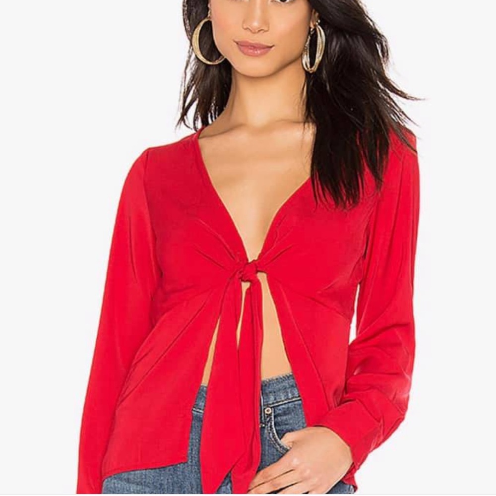 REVOLVE red flowy top